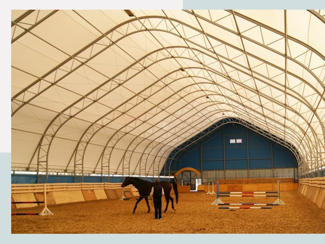 Строительство конных манежей в Темрюке