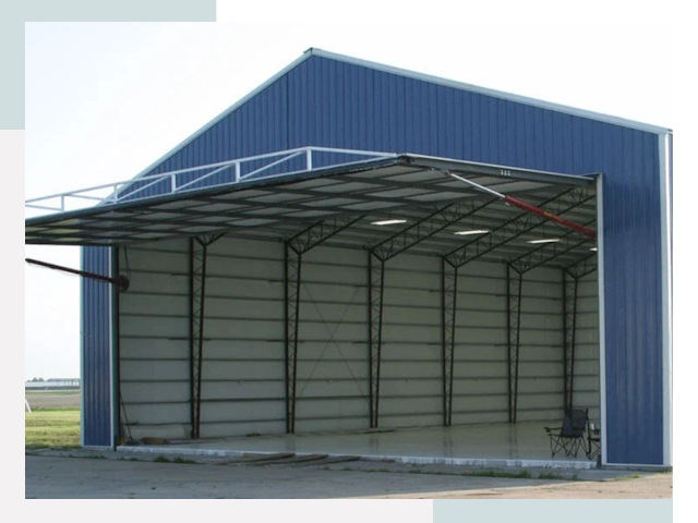 Прямо стенные ангары в Темрюке