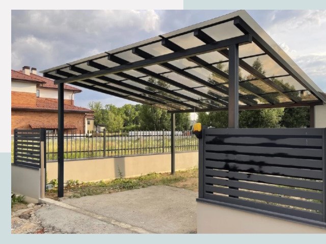 Металлические навесы в Темрюк от 618 руб. за м²