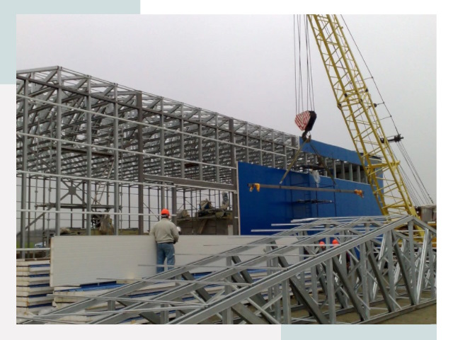 Монтаж ангаров в Темрюке